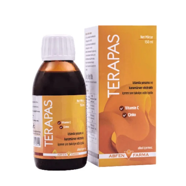 Terapas Karamürver ve İzlanda Yosunu İçeren Sıvı Takviye Edici Gıda 150 ml ürün görseli 1