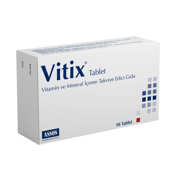 Vitix Takviye Edici Gıda 30 Tablet ürün görseli 1