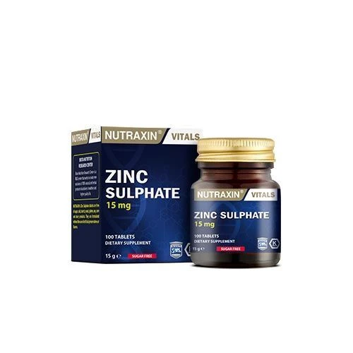 Nutraxin Zinc Sulphate 100 Tablet ürün görseli 1