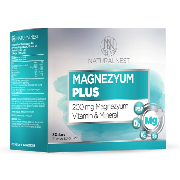 Naturalnest Magnezyum Takviye Edici Gıda 30 Saşe ürün görseli 1