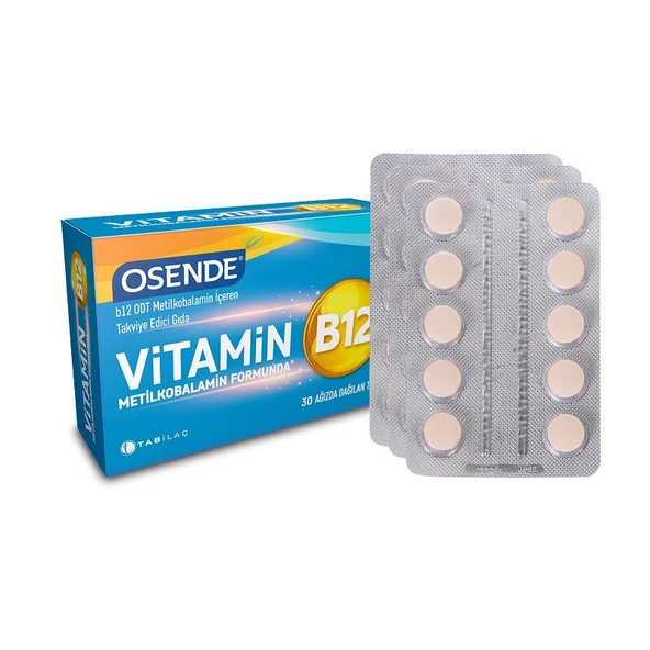 Osende Metilkobalamin B12 30 Tablet ürün görseli 1
