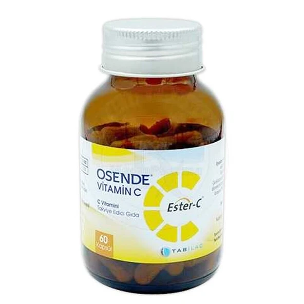 Osende Vitamin C Takviye Edici Gıda 60 Kapsül ürün görseli 1