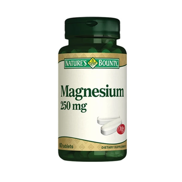 Natures Bounty Magnesium 250 mg Takviye Edici Gıda 60 Tablet ürün görseli 1