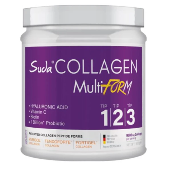 Suda Collagen + Probiyotik Aromasız Aromalı Takviye Edici Gıda 300 g ürün görseli 1