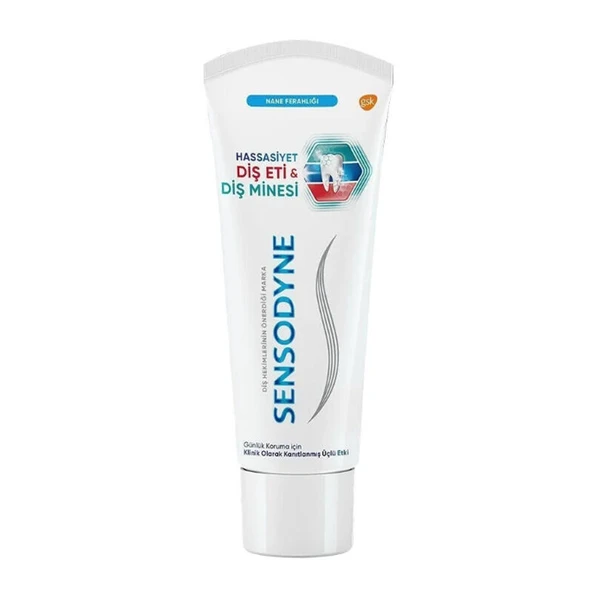 Sensodyne Diş Eti- Diş Minesi Diş Macunu Naneli 75 ml ürün görseli 1