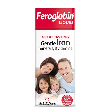 Vitabiotics Feroglobin Liquid Sıvı Takviye Edici Gıda 200 ml ürün görseli 1