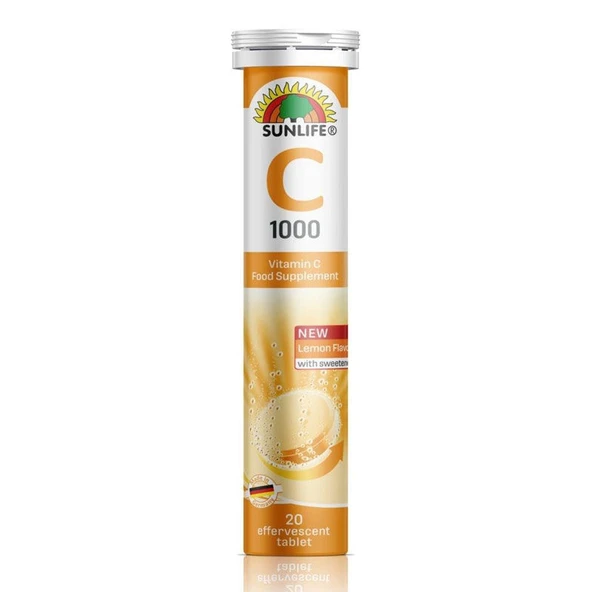 Sunlife C Propolis Takviye Edici Gıda 20 Efervesan Tablet ürün görseli 1