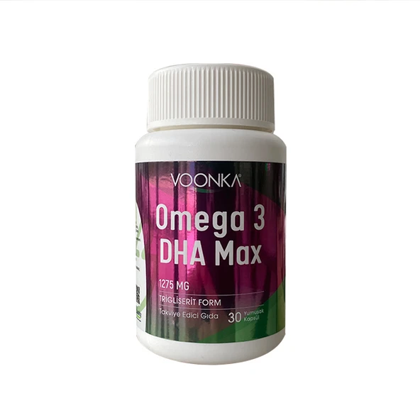 Voonka Omega 3 DHA Max Takviye Edici Gıda 30 Yumuşak Kapsül ürün görseli 1