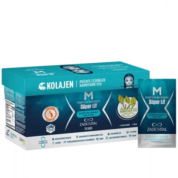 Zade Vital Marine Collagen Süper Lif 28 Saşe ürün görseli 1