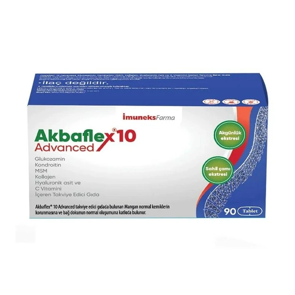 Akbaflex 10 Advanced 90 Tablet ürün görseli 1