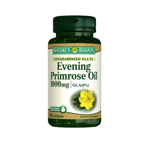 Natures Bounty Evening Primrose Oil 1000 mg Takviye Edici Gıda 60 Kapsül ürün görseli 1