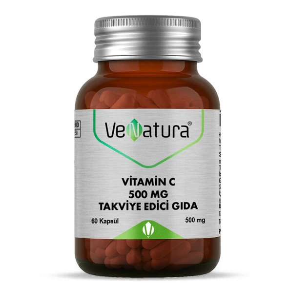 VeNatura Vitamin C 500 MG Takviye Edici Gıda 60 Kapsül ürün görseli 1