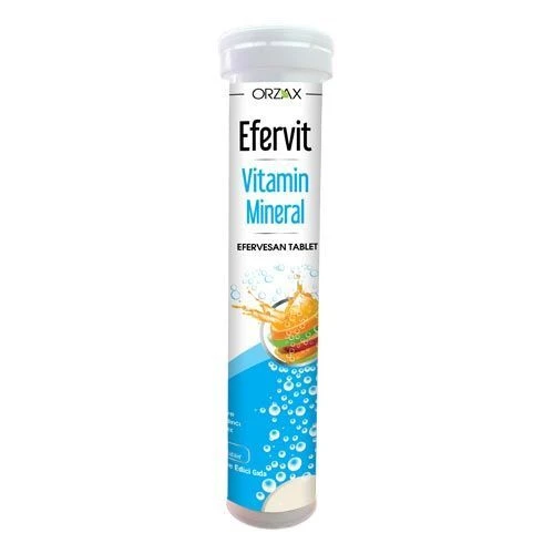 Orzax Efervit Multivitamin ve Mineral 20 Tablet ürün görseli 1