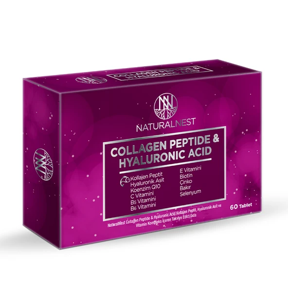 Naturalnest Collagen Peptide-Hyaluronic Acid 60 Kapsül ürün görseli 1