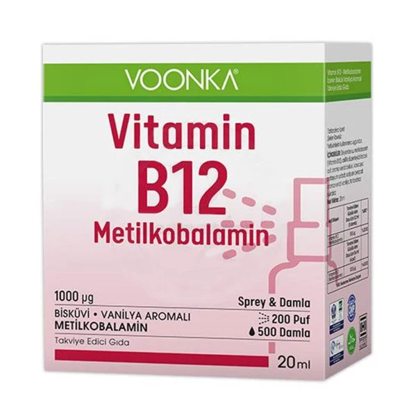 Voonka Vi̇tami̇n B12 Meti̇lkobalami̇n 20 ml ürün görseli 1