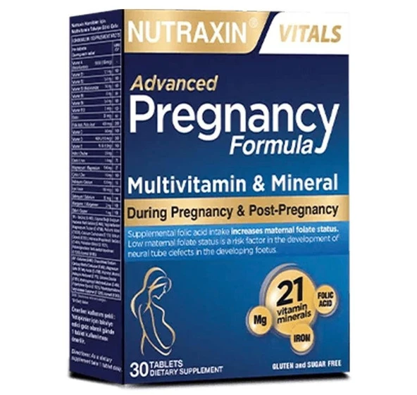 Nutraxin Pregnancy Formula 30 Tablet ürün görseli 1