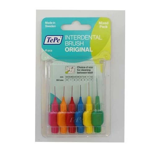 TePe Interdental Brush Original Arayüz Fırçaları 6 Farklı Boyut ürün görseli 1
