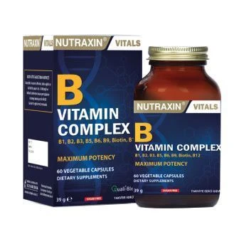 Nutraxin B Vitamin Complex 60 Kapsül ürün görseli 1