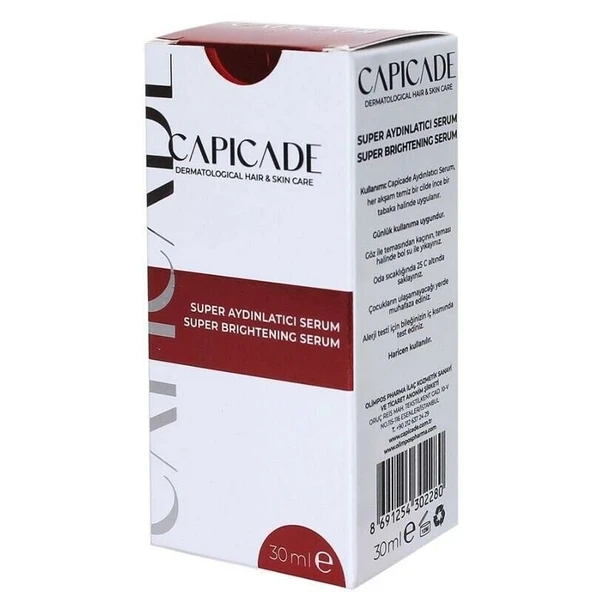 Capicade Süper Aydınlatıcı Serum 30 ml ürün görseli 1
