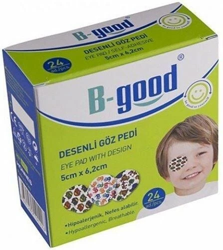 BGood Desenli Göz Pedi – Çocuk 5cm x 6,2cm (24 Adet) ürün görseli 1