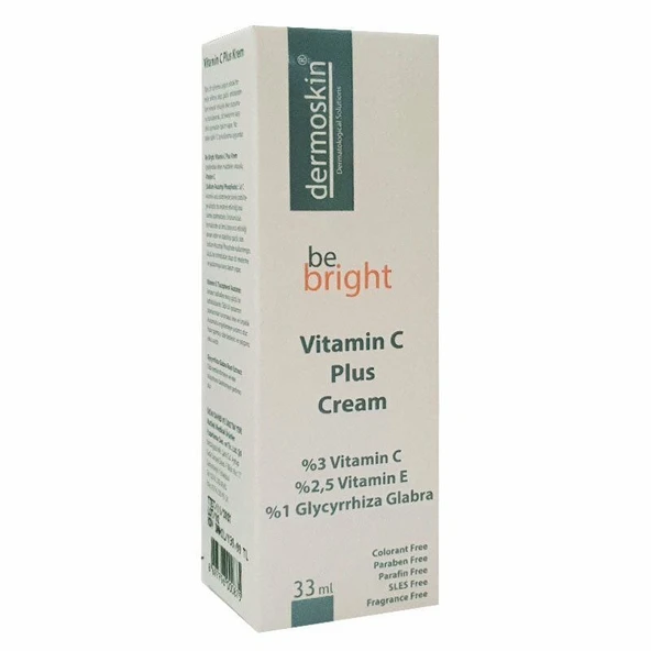 Dermoskin Be Bright Vitamin C Plus Krem 33ml ürün görseli 1