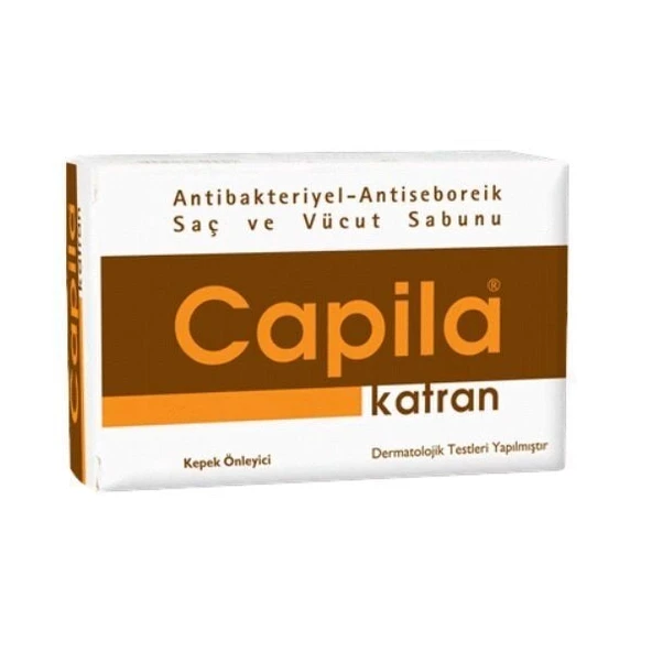 Capila Katranlı Katı Sabun - Saç ve Vücut Sabunu ürün görseli 1