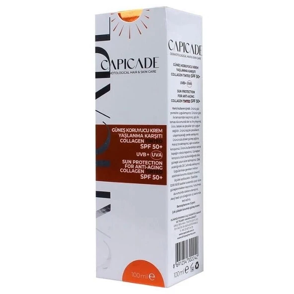 Capicade SPF 50+ Collagen Tinted Güneş Koruyucu Krem 100 ml ürün görseli 1