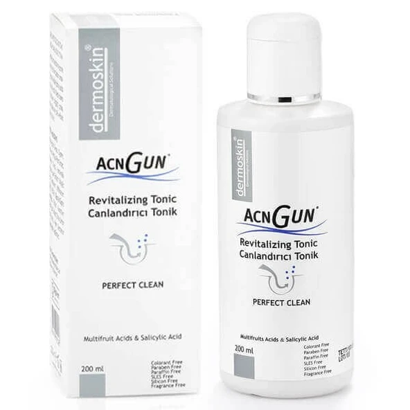 Dermoskin Acnegun Canlandırıcı Tonik 200 ml ürün görseli 1