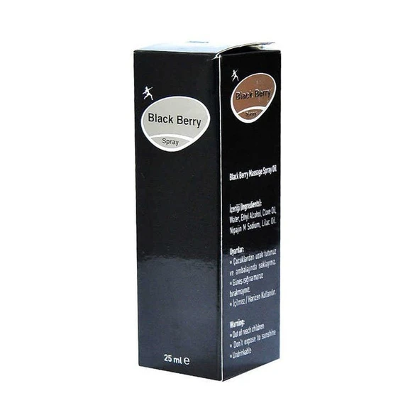 Black Berry Delay Sprey 25ml ürün görseli 1