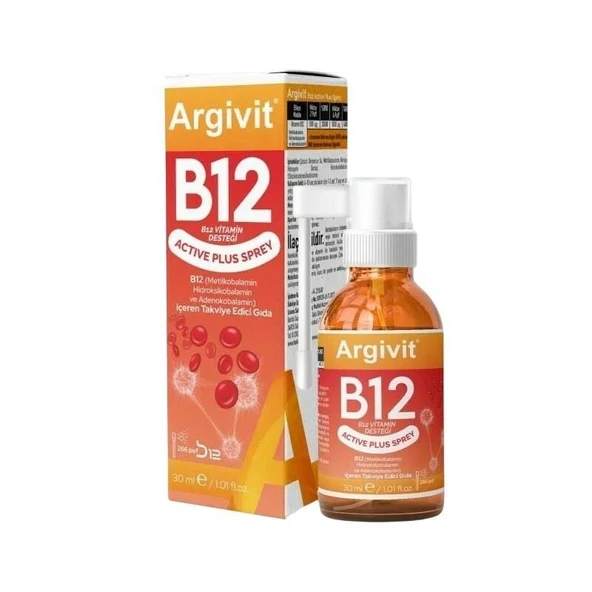 Argivit Vitamin B12 Sprey 30ml ürün görseli 1