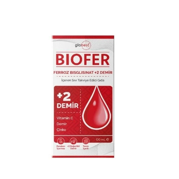 Globest Biofer Şurup 100ml ürün görseli 1