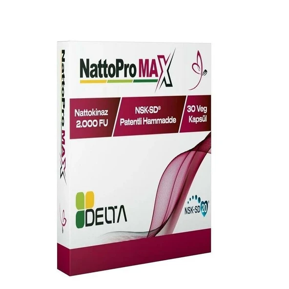 Delta NattoPro Max 30 Kapsül Nattokinaz ürün görseli 1