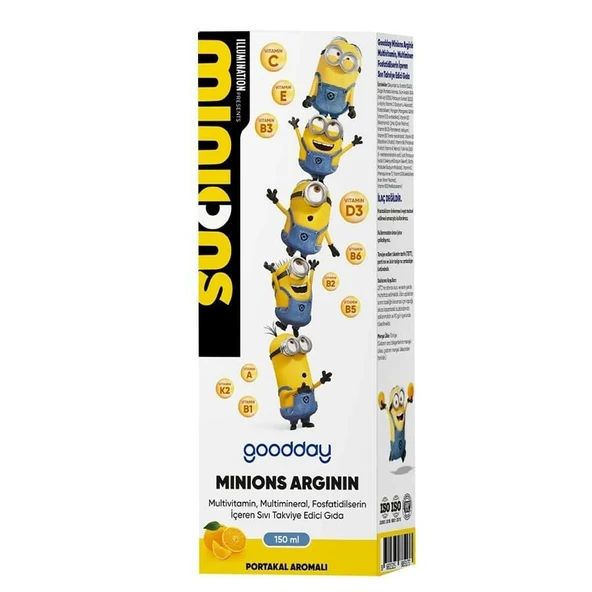 Goodday MINIONS ARGININ Şurup 150 ML ürün görseli 1
