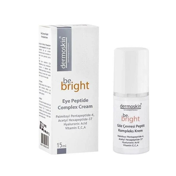 Dermoskin Be Bright Eye Peptide Complex Cream 15ml ürün görseli 1