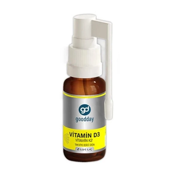 Goodday Vitamin D3 K2 Oral Sprey 20 ml ürün görseli 1