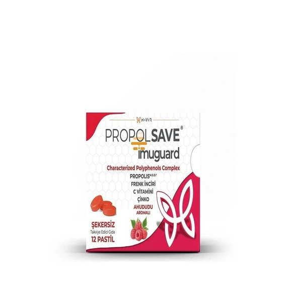 Haver Propolsave Imuguard Ahududu 12 Pastil ürün görseli 1