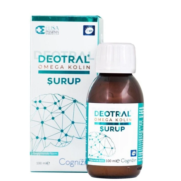Deotral Omega Kolin Sıvı TEG Şurup 100 ML ürün görseli 1