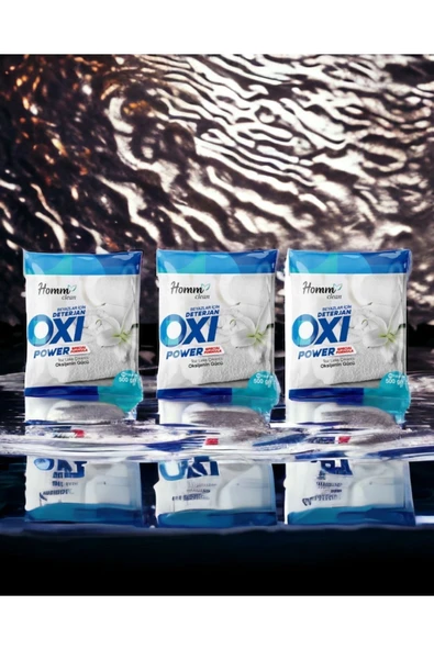 HOMM CLEAN OXI POWER LEKE ÇIKARICI 3 ADET 1500 GR ürün görseli 1