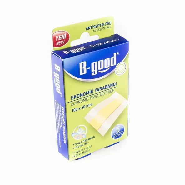 BGood Ekonomik Yara Bandı 100x60mm 5 Adet ürün görseli 1