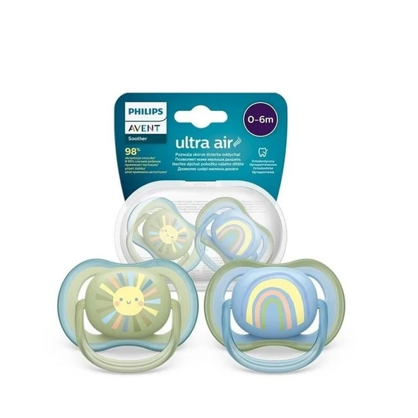 Avent SCF085/58 Ultra Air 0-6 Ay 2'li Emzik ürün görseli 1