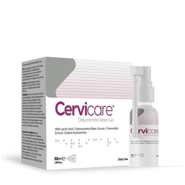 Cervicare Daily Intimate Wash Gel 50ml ürün görseli 1