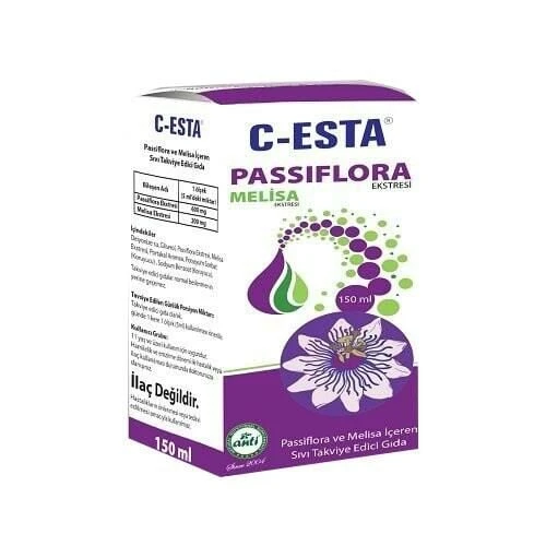 C-Esta Passiflora Melisa Ekstresi Şurubu 150ml ürün görseli 1