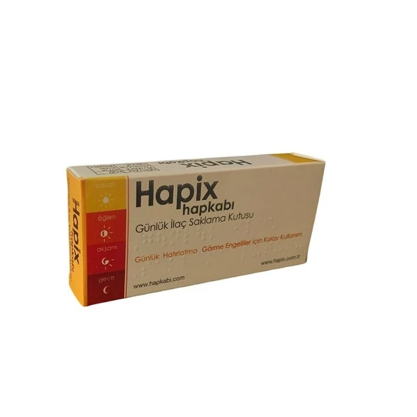 Hapix Hapkabı İlaç Taşıma Kutu Günlük ürün görseli 1