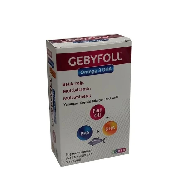 Gebyfoll Omega3 DHA 30 Kapsül ürün görseli 1