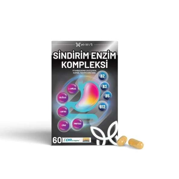 Haver Sindirim Enzim Kompleksi 60 Kapsül ürün görseli 1