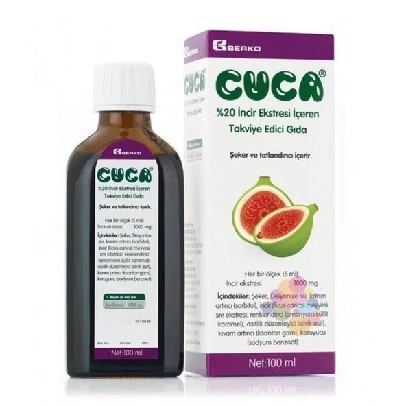 Cuca %20 İncir Ekstresi Sıvı 100 Ml ürün görseli 1