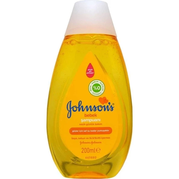 Johnsons Baby Şampuan 200ml ürün görseli 1