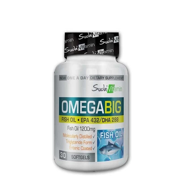 Suda Vitamins Omegabig 30 Softgel ürün görseli 1
