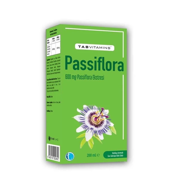 Tabvitamins Passiflora Likit 200ml ürün görseli 1