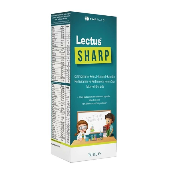Lectus SHARP 150 ml Sıvı Takviye Edici Gıda ürün görseli 1